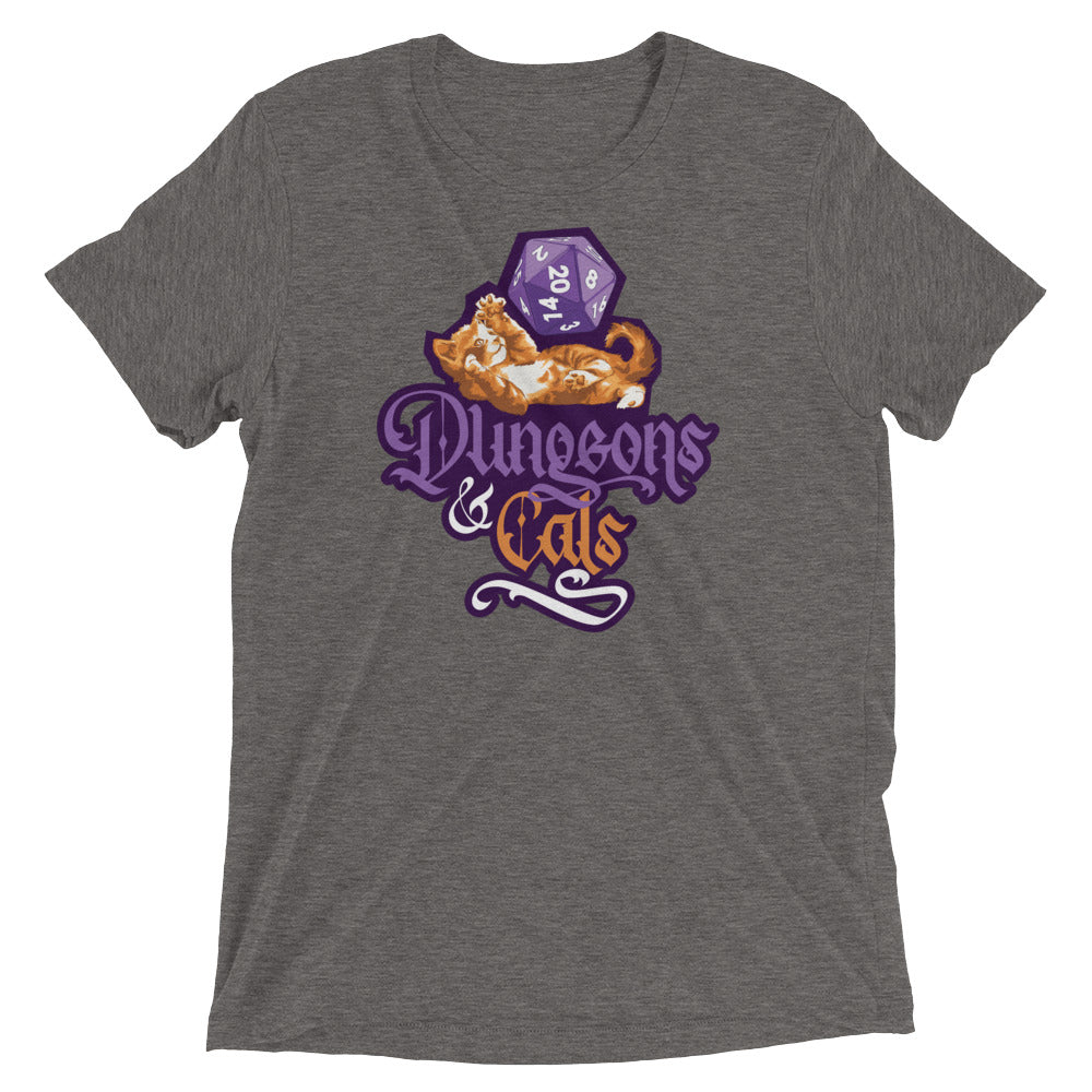 Dungeons and Cats Tri-Blend T-Shirt