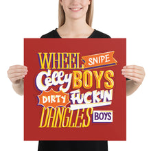 Load image into Gallery viewer, Wheel Snipe Celly Poster