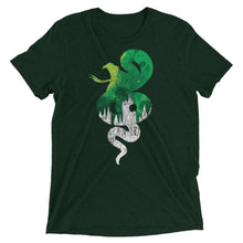 Load image into Gallery viewer, Slytherin House Castle Silhouette Unisex Triblend T-Shirt