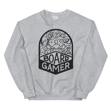Load image into Gallery viewer, Board Gamer Black Unisex Sweatshirt