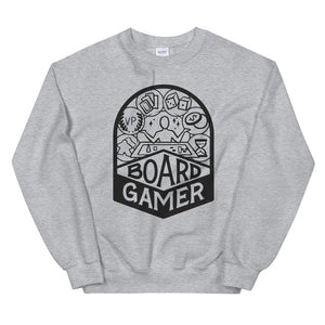 Board Gamer Black Unisex Sweatshirt