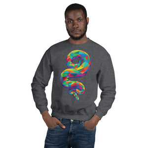 Rainbow Geo Snake Unisex Sweatshirt