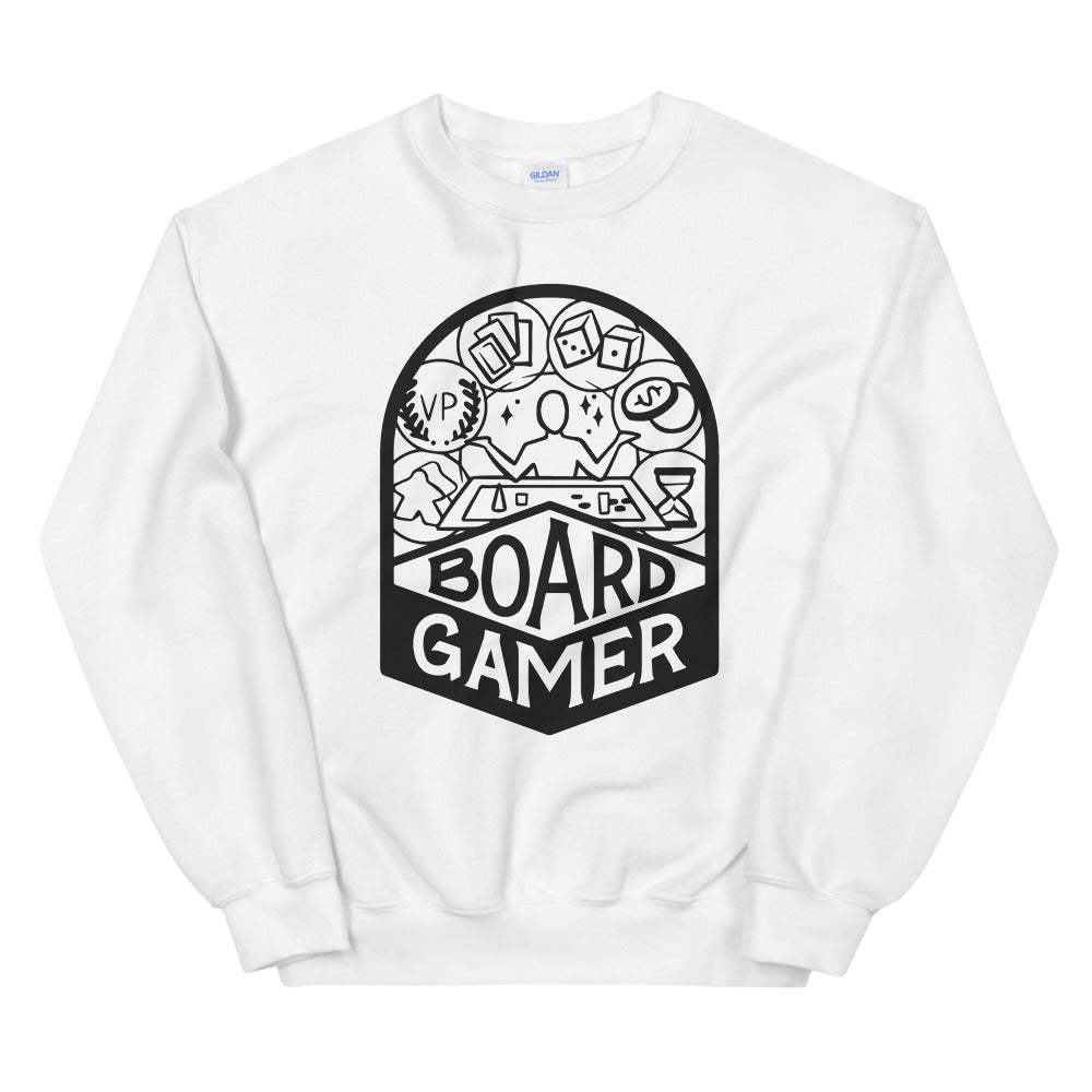 Board Gamer Black Unisex Sweatshirt