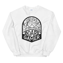 Load image into Gallery viewer, Board Gamer Black Unisex Sweatshirt