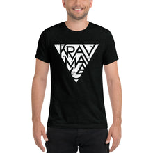 Load image into Gallery viewer, Krav Maga Triangle Unisex Triblend T-Shirt