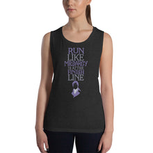 Load image into Gallery viewer, Run Like Mr. Darcy is at the Finish Women&#39;s Muscle Tank