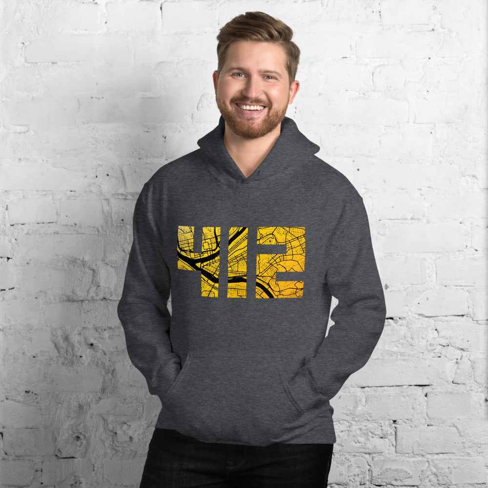 412 Map Unisex Hoodie