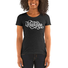 Load image into Gallery viewer, Unladylike Calligraphy Women&#39;s Tri-Blend T-Shirt
