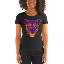 Load image into Gallery viewer, The Dark Lioness Women&#39;s Tri-Blend T-Shirt
