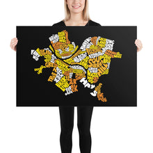 Load image into Gallery viewer, Pittsburgh Neighborhood Names Poster