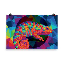 Load image into Gallery viewer, Geo Chameleon Poster