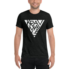 Load image into Gallery viewer, Krav Maga Triangle Unisex Triblend T-Shirt