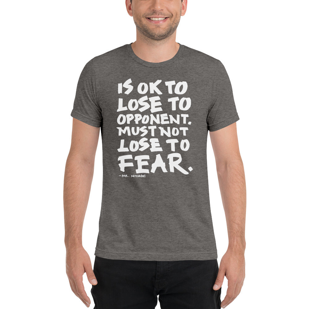Is Ok To Lose to Opponent Tri-Blend T-Shirt