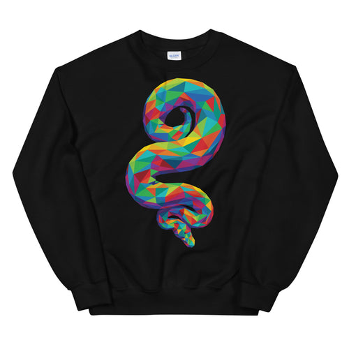 Rainbow Geo Snake Unisex Sweatshirt