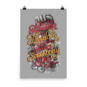 Free Somebody Else Poster