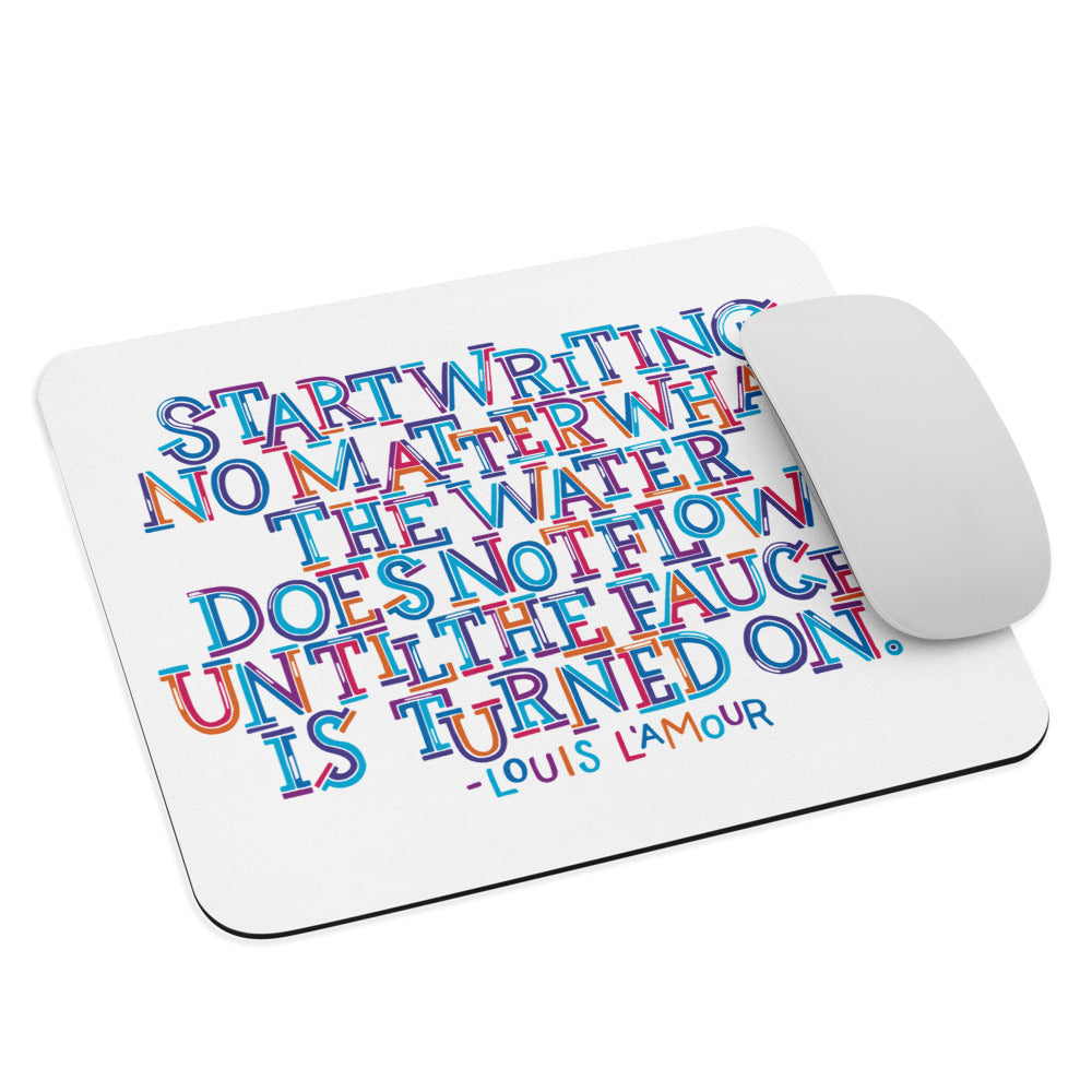 Start Writing Mouse Pad