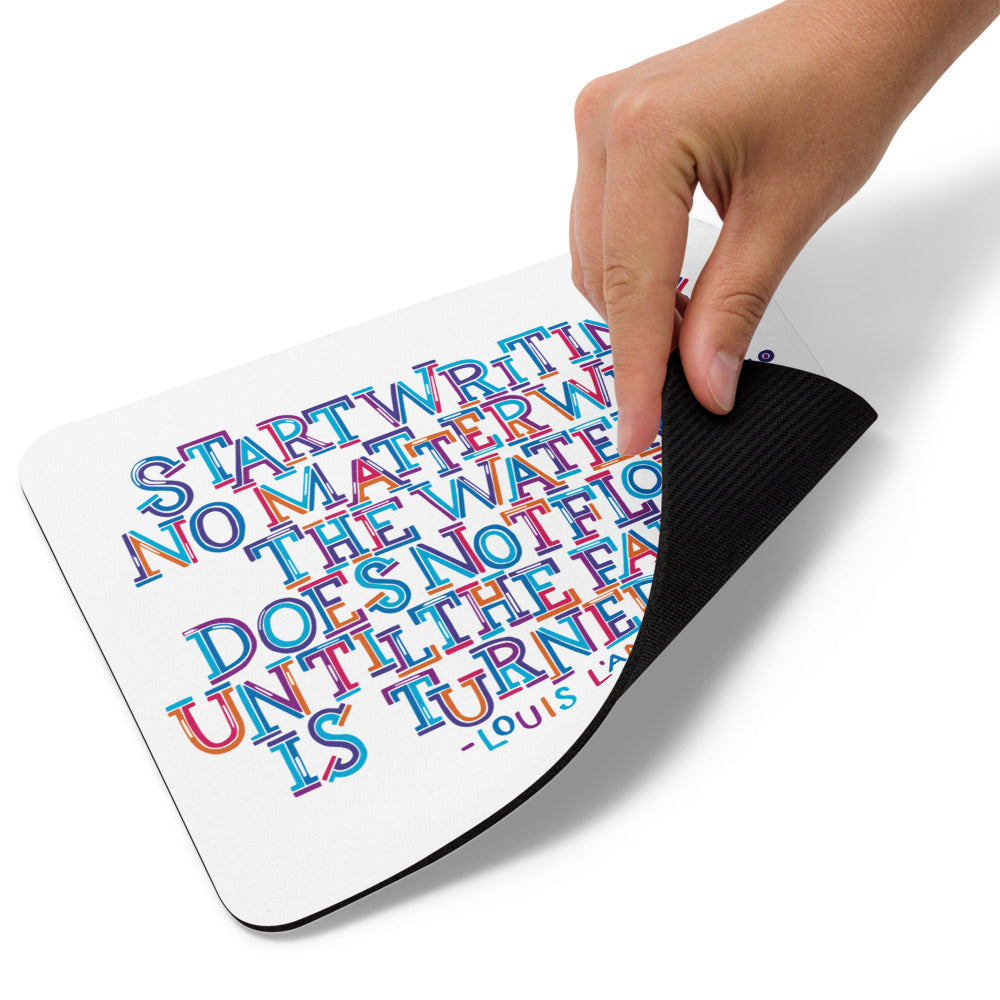 Start Writing Mouse Pad – Pollia Design