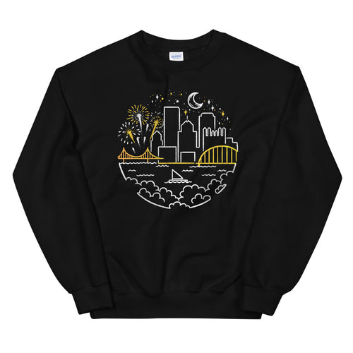 Pittsburgh Starry Skyline Sweatshirt