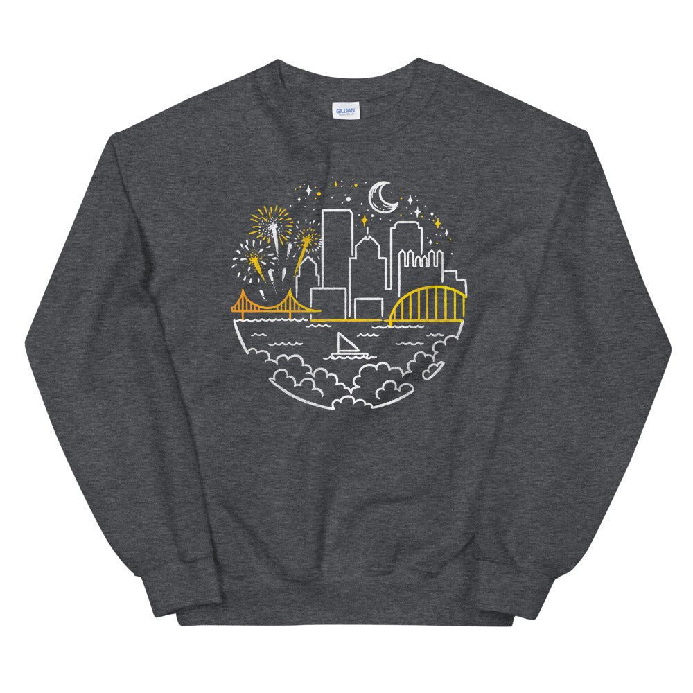Pittsburgh Starry Skyline Sweatshirt