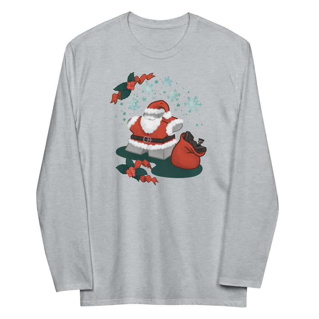 Santa Meeple Unisex Long Sleeve Shirt