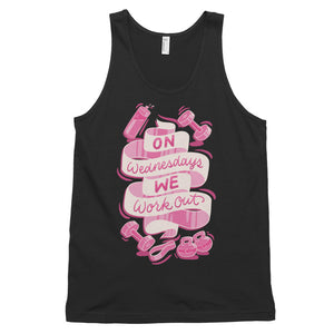 On Wednesdays We Work Out Unisex Tank Top