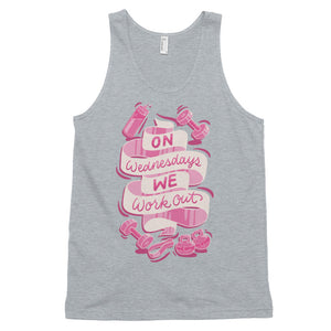 On Wednesdays We Work Out Unisex Tank Top