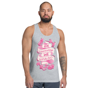 On Wednesdays We Work Out Unisex Tank Top