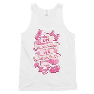 On Wednesdays We Work Out Unisex Tank Top
