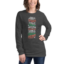 Load image into Gallery viewer, I Feel It In My Fingers Christmas Unisex Long Sleeve Tee