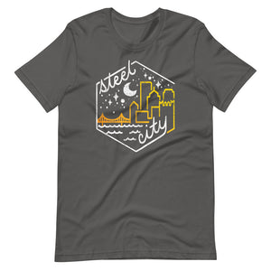 Steel City Starry Skyline Unisex T-Shirt