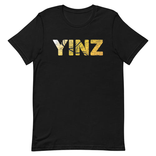 Yinz Yellow Map Unisex T-Shirt