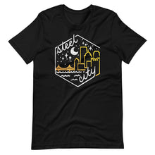 Load image into Gallery viewer, Steel City Starry Skyline Unisex T-Shirt