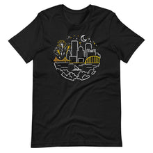 Load image into Gallery viewer, Pittsburgh Starry Skyline Unisex T-Shirt