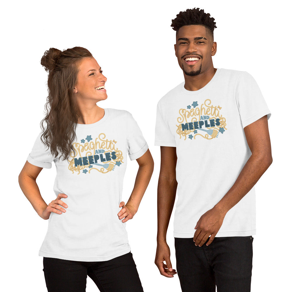 Spaghetti and Meeples Unisex T-Shirt