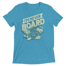 Load image into Gallery viewer, I&#39;m Never Board Unisex Tri-Blend T-Shirt