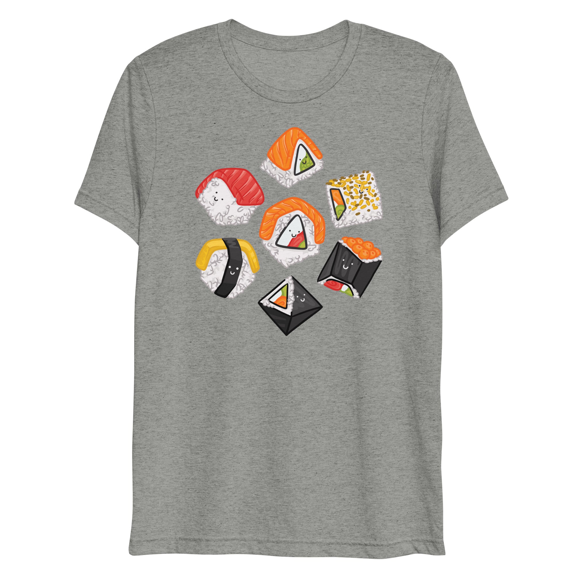Sushi Dice Unisex Tri-Blend T-Shirt
