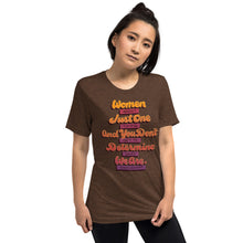 Load image into Gallery viewer, Women Aren&#39;t Just One Thing Unisex Tri-Blend T-Shirt