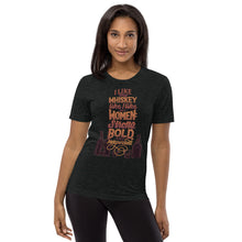 Load image into Gallery viewer, Like I Like My Women Unisex Tri-Blend T-Shirt