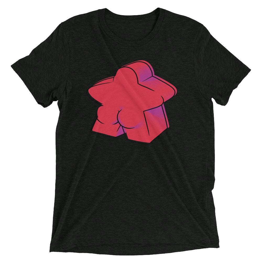 Red Meeple Butts Tri-Blend T-Shirt