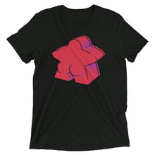 Load image into Gallery viewer, Red Meeple Butts Tri-Blend T-Shirt
