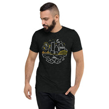 Load image into Gallery viewer, Pittsburgh Starry Skyline Tri-Blend T-Shirt