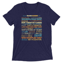 Load image into Gallery viewer, Stuff Board Gamers Say Unisex Tri-Blend T-Shirt