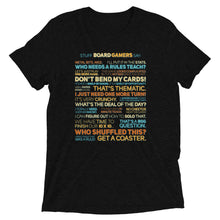 Load image into Gallery viewer, Stuff Board Gamers Say Unisex Tri-Blend T-Shirt