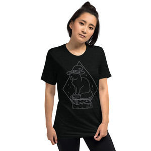 Witchy Kitty Unisex Tri-Blend T-Shirt