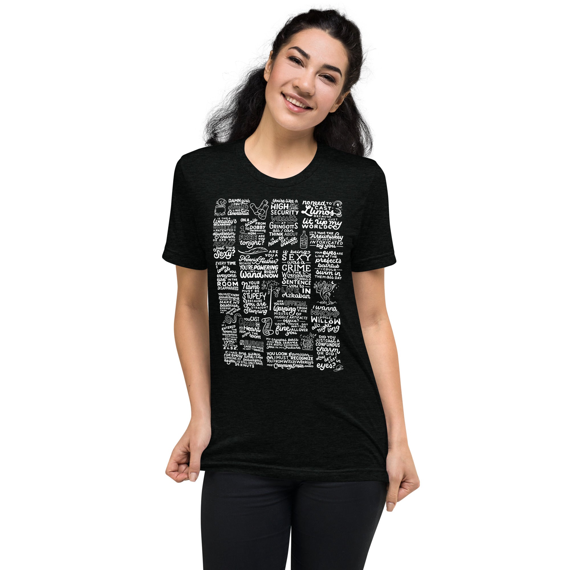 Wizarding Pickup Lines Unisex Tri-Blend T-Shirt