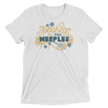 Load image into Gallery viewer, Spaghetti and Meeples Unisex Tri-Blend T-Shirt