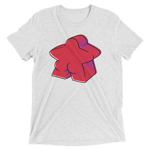 Red Meeple Butts Tri-Blend T-Shirt
