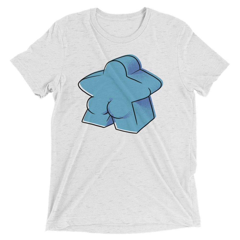 Blue Meeple Butts Tri-Blend T-Shirt