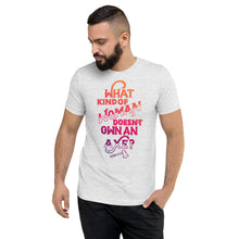 Load image into Gallery viewer, Woman Owns an Axe Tri-Blend T-Shirt
