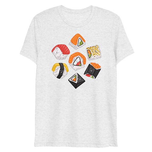 Sushi Dice Unisex Tri-Blend T-Shirt